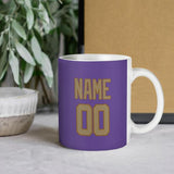 Custom Light Purple Light Khaki Mug