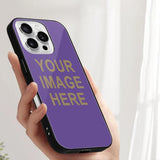 Custom Light Purple Light Khaki Phone Case