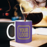 Custom Light Purple Light Khaki Mug