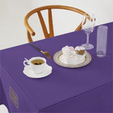 Custom Light Purple Khaki Square Table Cloth