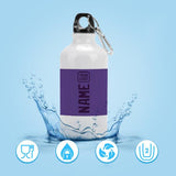 Custom Light Purple Purple Sports Bottle