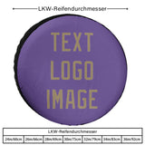 Custom Light Purple Light Khaki Truck Tires