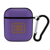 Custom Light Purple Khaki AirPods Case