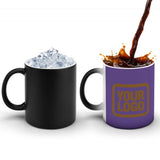 Custom Light Purple Khaki Magic Mug