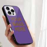 Custom Light Purple Khaki Phone Case