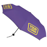 Custom Light Purple Light Yellow Automatic Umbrella