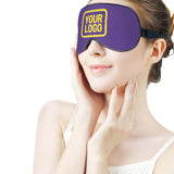 Custom Light Purple Light Yellow Sleep Mask