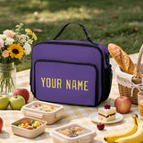 Custom Light Purple Light Yellow Lunch Bag