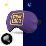 Custom Light Purple Light Yellow Sleep Mask