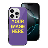 Custom Light Purple Light Yellow Phone Case