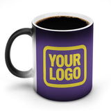 Custom Light Purple Light Yellow Magic Mug