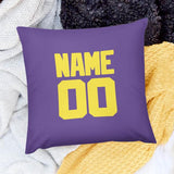 Custom Light Purple Light Yellow Pillowcase