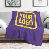 Custom Light Purple Light Yellow Blanket