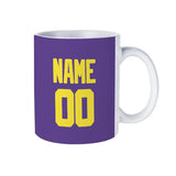 Custom Light Purple Light Yellow Mug
