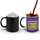 Custom Light Purple Light Yellow Magic Mug