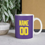 Custom Light Purple Light Yellow Mug