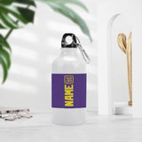 Custom Light Purple Light Yellow Sports Bottle