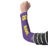 Custom Light Purple Light Yellow Arm Sleeve