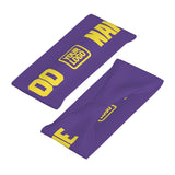 Custom Light Purple Light Yellow Sports headband