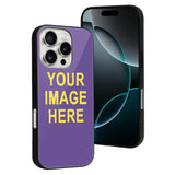 Custom Light Purple Light Yellow Phone Case