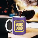 Custom Light Purple Light Yellow Mug
