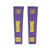 Custom Light Purple Light Yellow Arm Sleeve