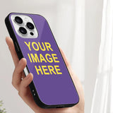 Custom Light Purple Light Yellow Phone Case