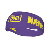 Custom Light Purple Light Yellow Sports headband