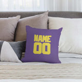 Custom Light Purple Light Yellow Pillowcase