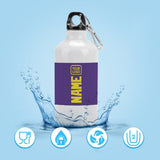 Custom Light Purple Light Yellow Sports Bottle