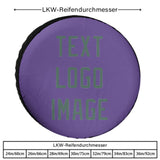 Custom Light Purple Blue Green Truck Tires
