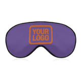 Custom Light Purple Orange Sleep Mask