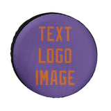 Custom Light Purple Orange Truck Tires