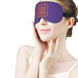 Custom Light Purple Orange Sleep Mask