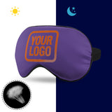 Custom Light Purple Orange Sleep Mask