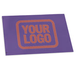 Custom Light Purple Copper Rose Flag
