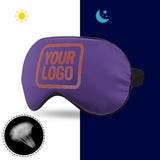 Custom Light Purple Copper Rose Sleep Mask