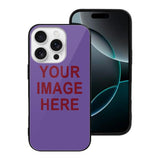 Custom Light Purple Crimson Red Phone Case
