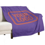 Custom Light Purple Copper Rose Blanket