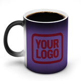 Custom Light Purple Crimson Red Magic Mug