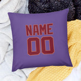 Custom Light Purple Crimson Red Pillowcase