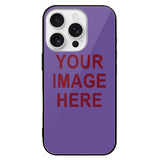 Custom Light Purple Crimson Red Phone Case