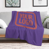 Custom Light Purple Copper Rose Blanket