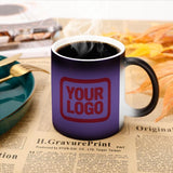 Custom Light Purple Crimson Red Magic Mug