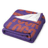 Custom Light Purple Copper Rose Blanket