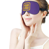 Custom Light Purple Gold Sleep Mask