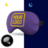 Custom Light Purple Gold Sleep Mask