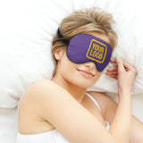 Custom Light Purple Gold Sleep Mask