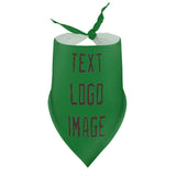 Custom Emerald Green Brown Pet Scarf