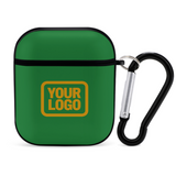 Custom Emerald Green Yellow AirPods Case